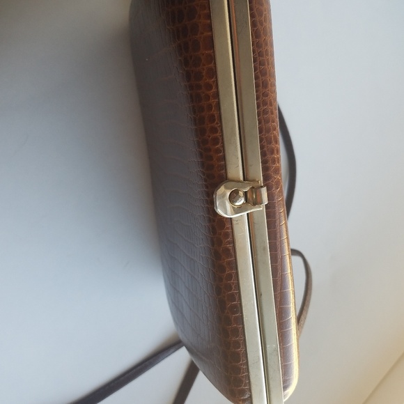 Vintage made in Italy 100% leather crossbody bag - Picture 5 of 8